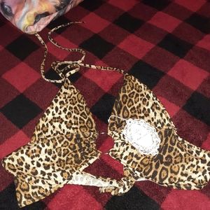 Cheetah print crop top